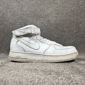 Nike Air Force 1 Mid '07 CW2289-111 Mens Size 11 Triple White Basketball Shoes